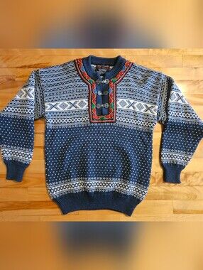 Norwool 100% Wool Sweater Unisex Men's S / Women's M